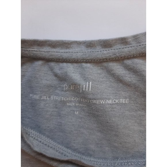 Pure J Jill Tag less Stretch-Cotton Crew Neck Tee Casual Lightweight Size M - Picture 5 of 7